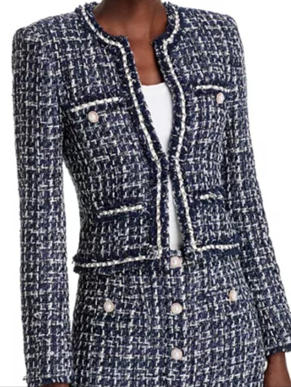 NWT Generation Love Betsy Tweed Blazer. Small
